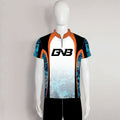 AJZ21 Orange Black White Performance Custom Archery Jerseys