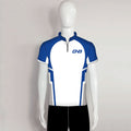 AJZ26 Blue White Zip Custom Archery Jerseys