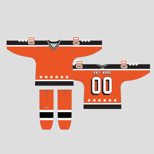 C16 Sublimated Custom Team Hockey Jerseys Socks