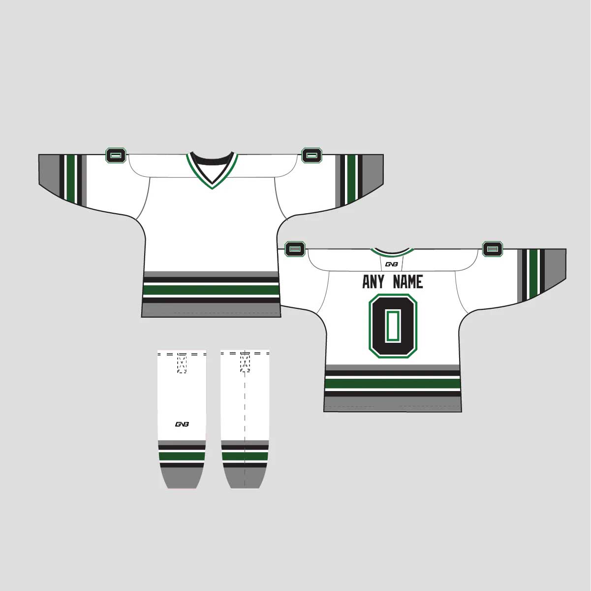 C2 Sublimated Custom Team Hockey Jerseys Socks