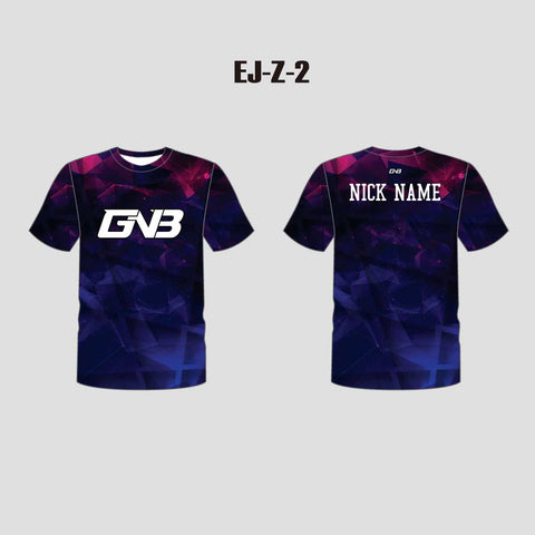 EJZ2 Sublimated Esports Custom Gaming Team Jerseys
