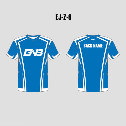 EJZ6 Sublimated Custom Esports Team Gaming Jerseys