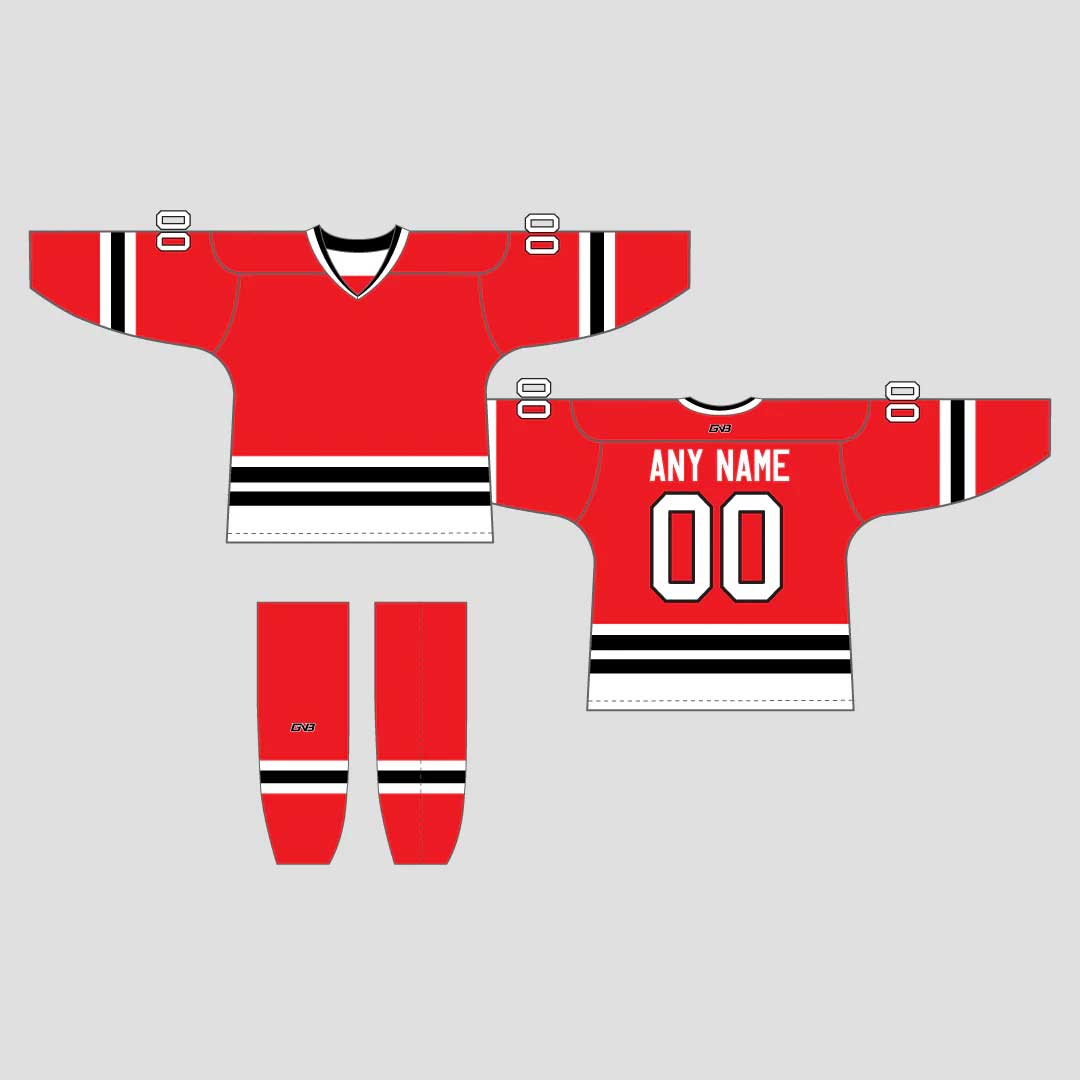 Z2 Sublimated Custom Team Hockey Jerseys Socks
