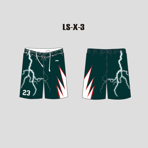 X3 Lightning Green Custom Lacrosse Shorts For Men and Women