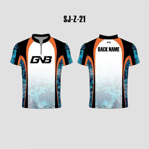 Z21 Moisture Wicking Custom Short Sleeve Fishing Shirts