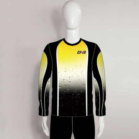 FJZ22 Water Drops on Glass Performance Custom Fishing Shirts