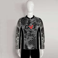 FJZ67 Gray Custom Fishing Jerseys 1/4 Zip