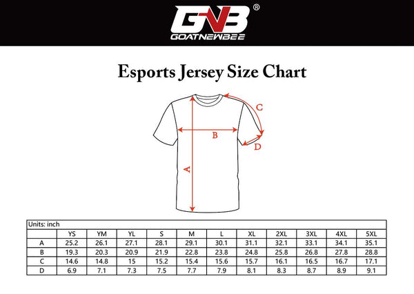 EJZ1 Sublimated Custom Esports Team Jerseys Uniform