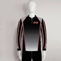 LAJZ16 Gradient Gray Black Custom Long Sleeve Blank Archery Jerseys