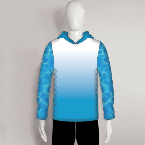 FHX05 Sky Blue Shades Long Sleeve Custom Hooded Fishing Shirts - YoungSpeeds
