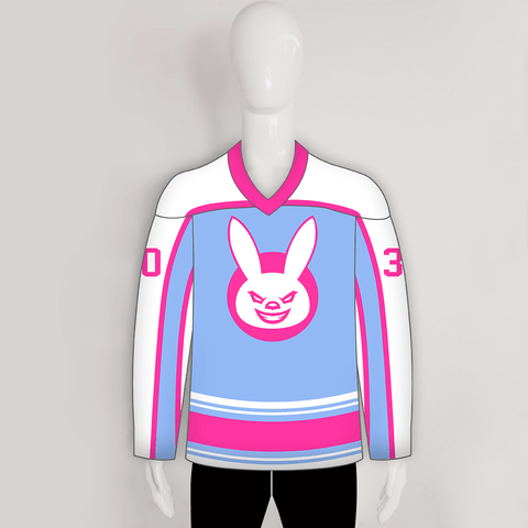 HJZ307 Bunny Sublimated Custom Hockey Jerseys - YoungSpeeds